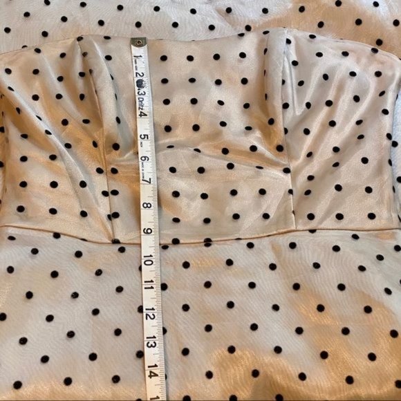 Betsy & Adam White Polka Dot Dress - Picture 10 of 15